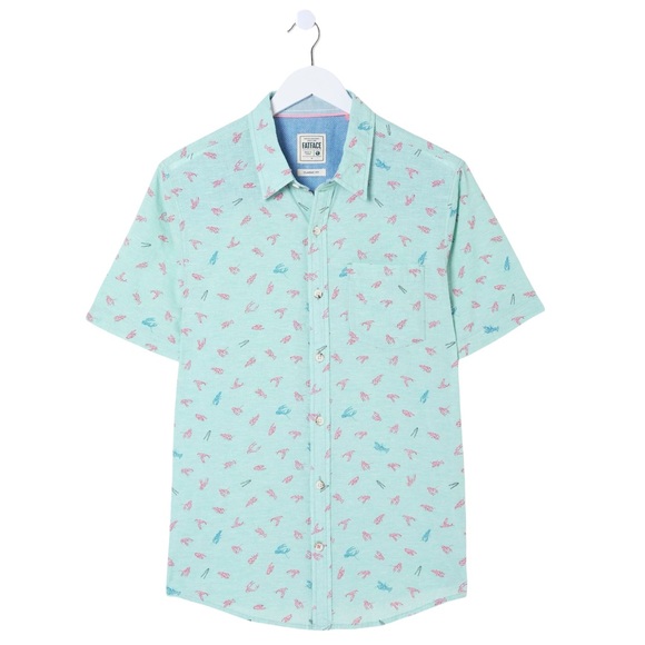 FAT FACE • Blue Cracking Lobster Shirt - Picture 1 of 5